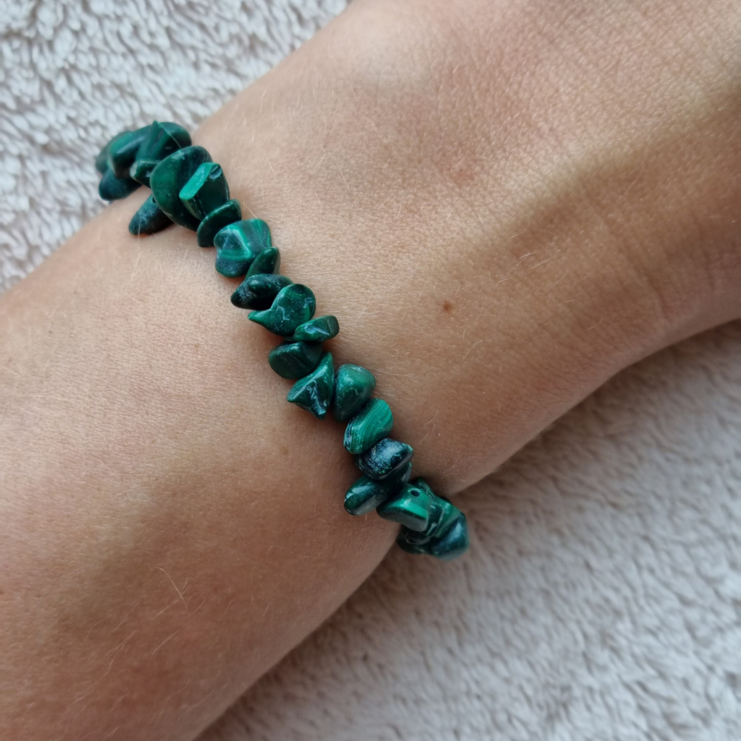 Malachiet splitarmband (in prijs verlaagd)