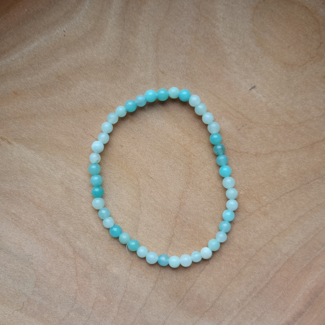 amazoniet kogelarmband