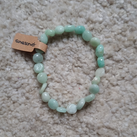 Amazoniet nugget armband