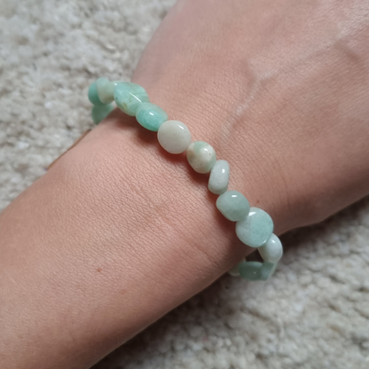 Amazoniet nugget armband