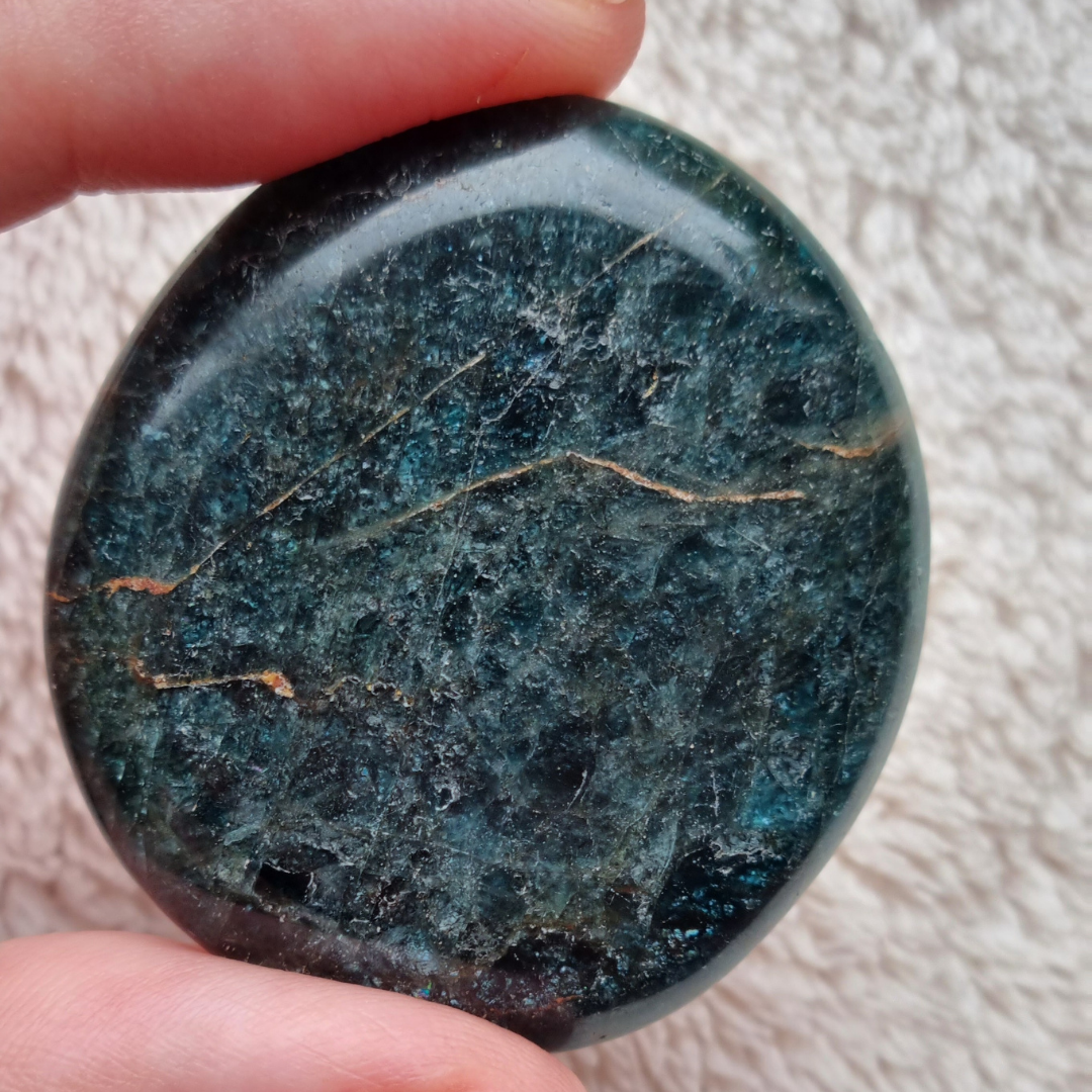 Groene apatiet zaksteen