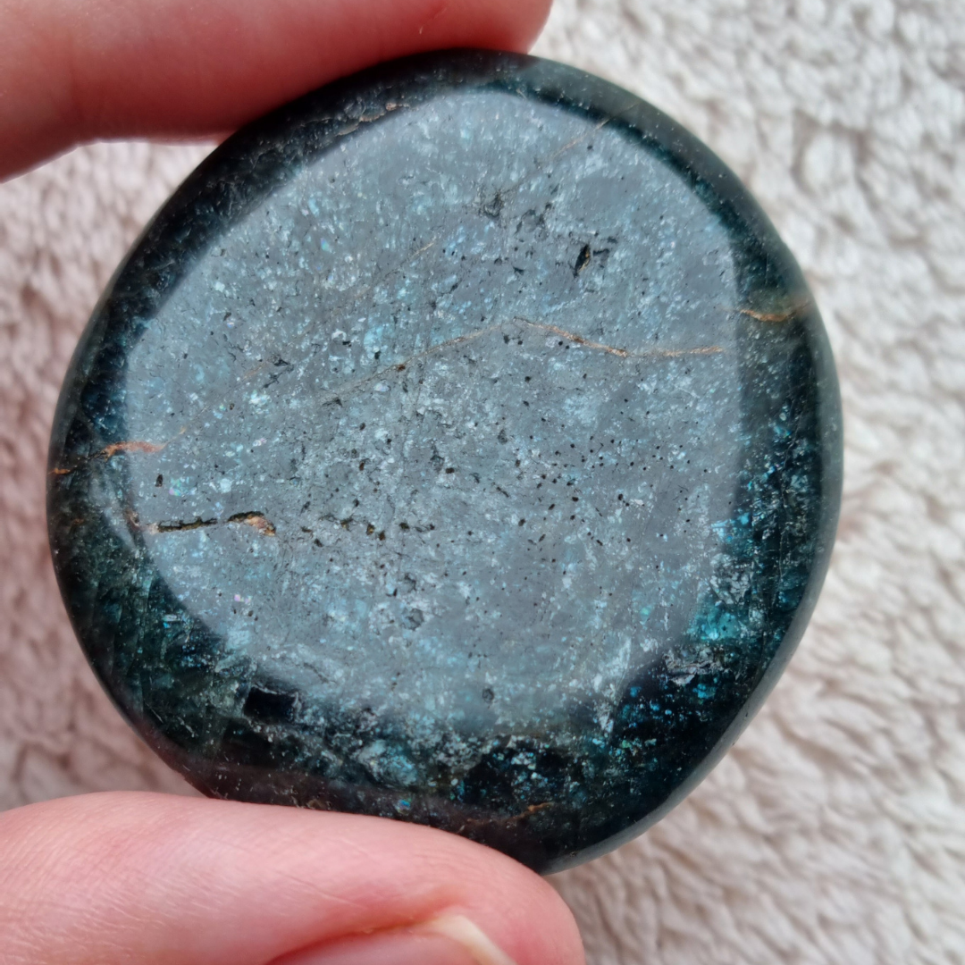 Groene apatiet zaksteen