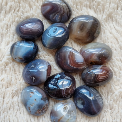 Botswana agaat trommelsteen