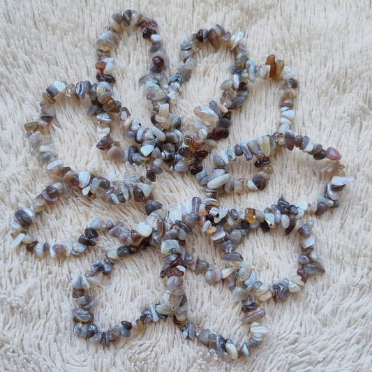 Botswana agaat splitarmband