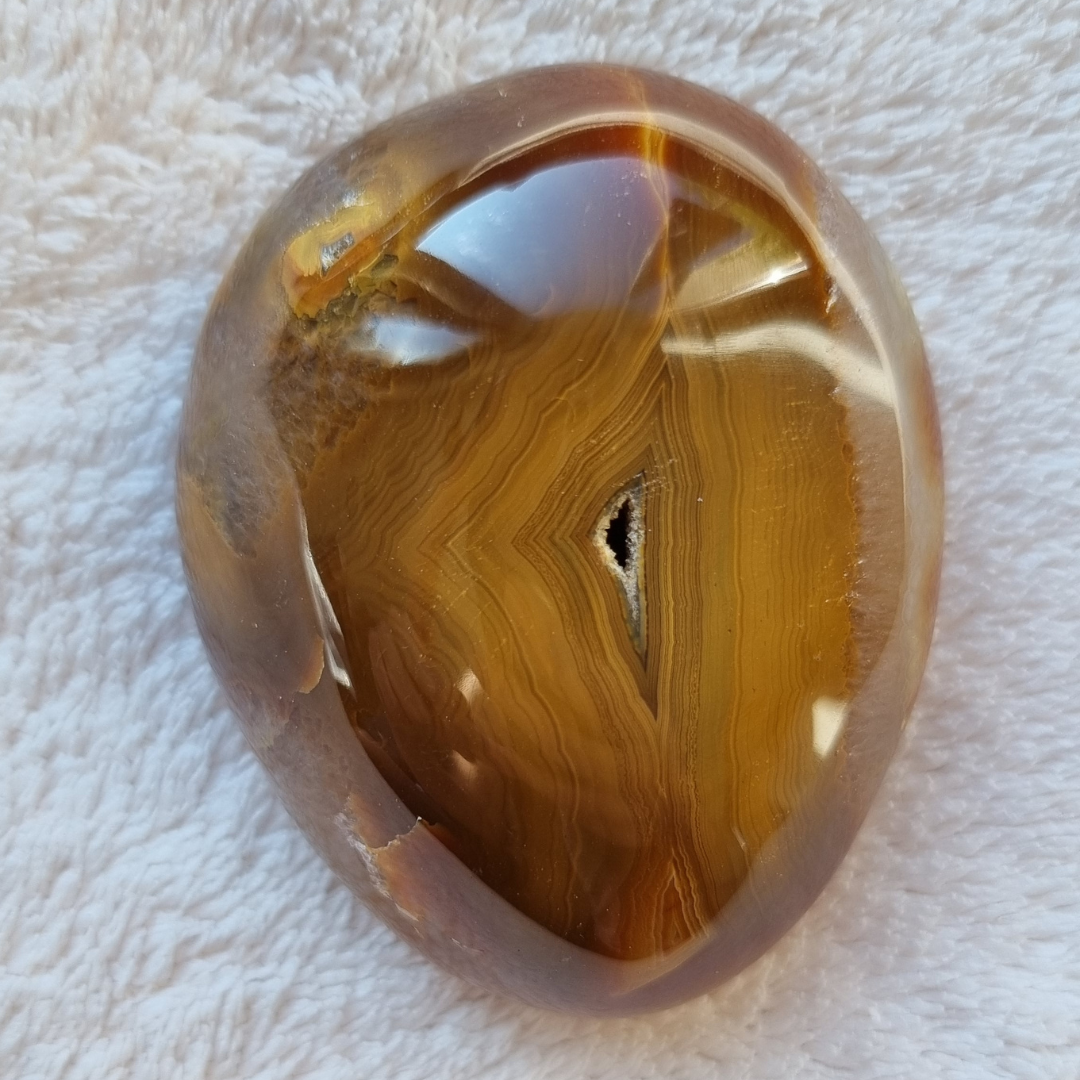 Carneool handsteen (geode)