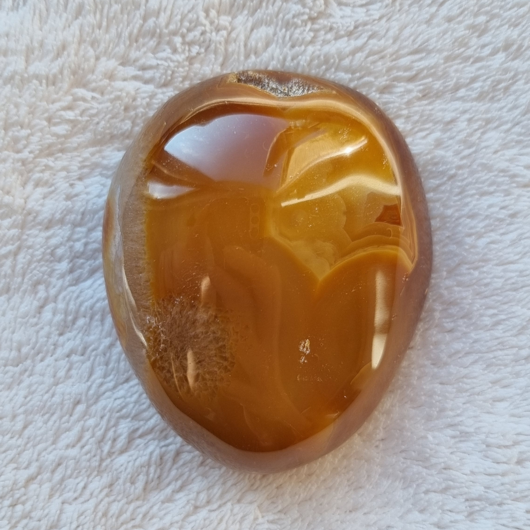 Carneool handsteen (geode)