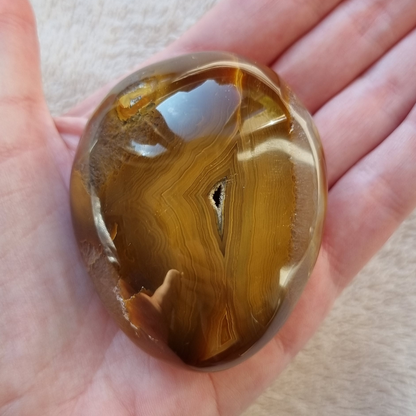 Carneool handsteen (geode)