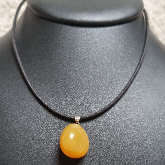 Gele agaat gezondheidshanger