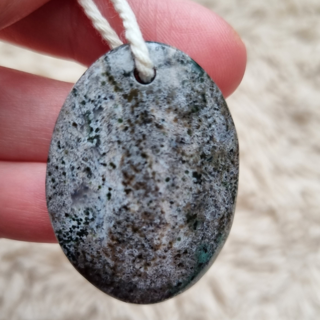 Oceaan jaspis amulet
