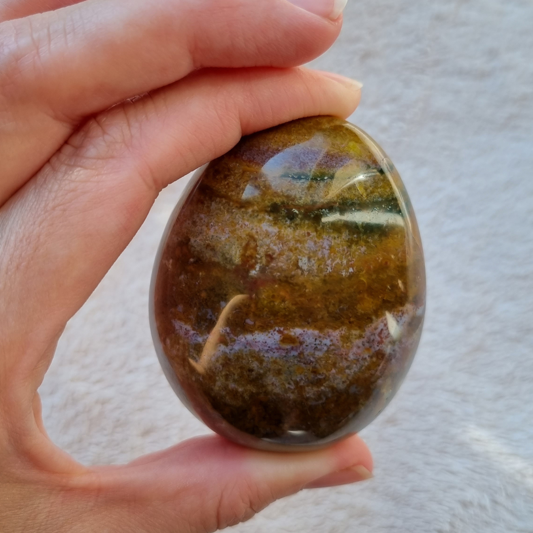 Oceaan jaspis handsteen