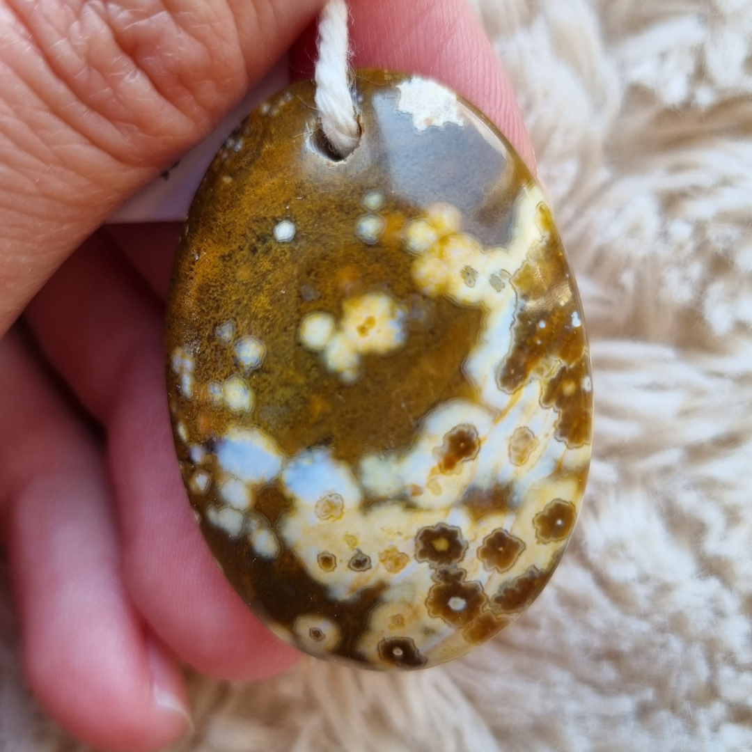 Oceaan jaspis amulet 2