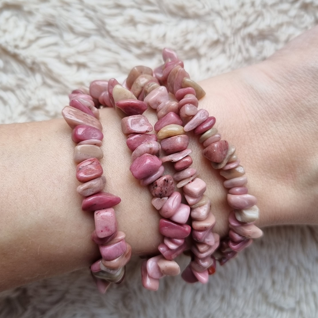 Rhodoniet splitarmband