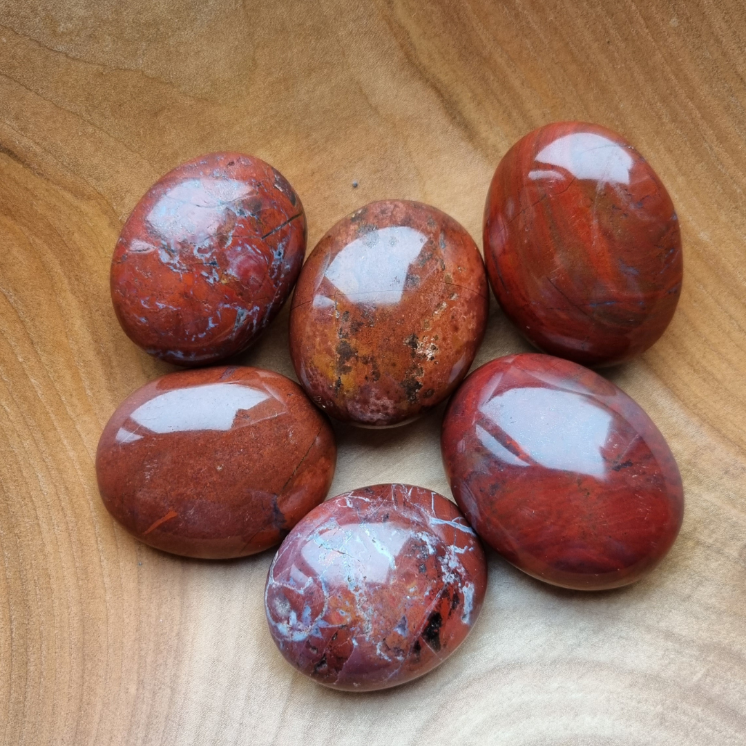 rode jaspis handsteen