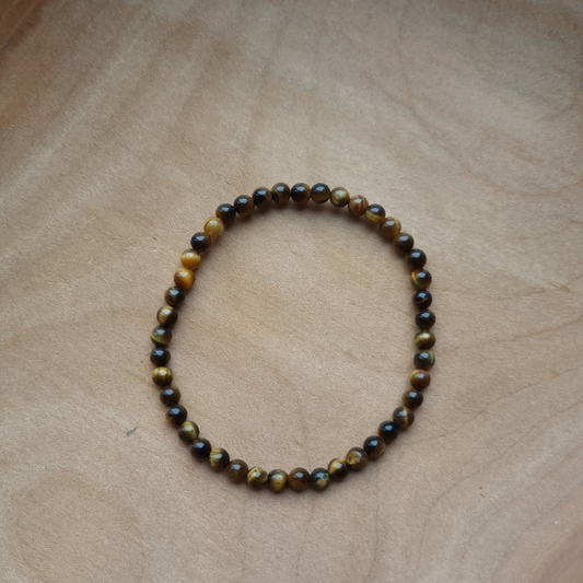 tijgeroog kogelarmband